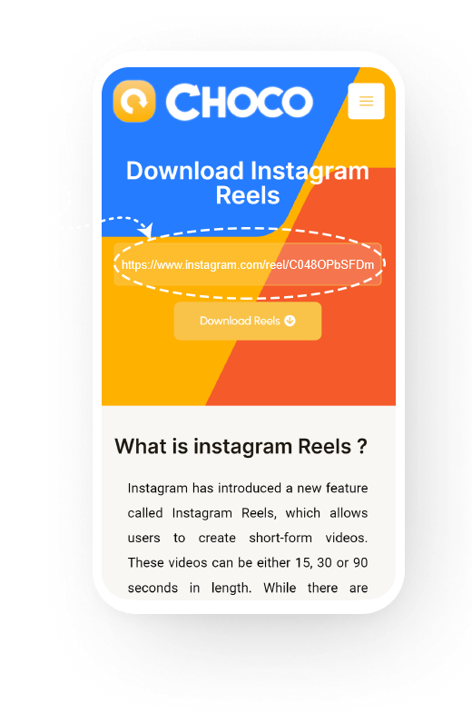 choco reels downloader